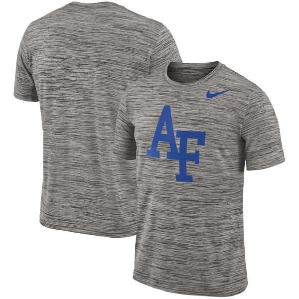 Nike Air Force Falcons Charcoal 2018 Player Travel Legend Performance T-Shirt,We sell and wholesale Nike Air Force Falcons Charcoal 2018 Player Travel Legend Performance T-Shirt on line form chian!